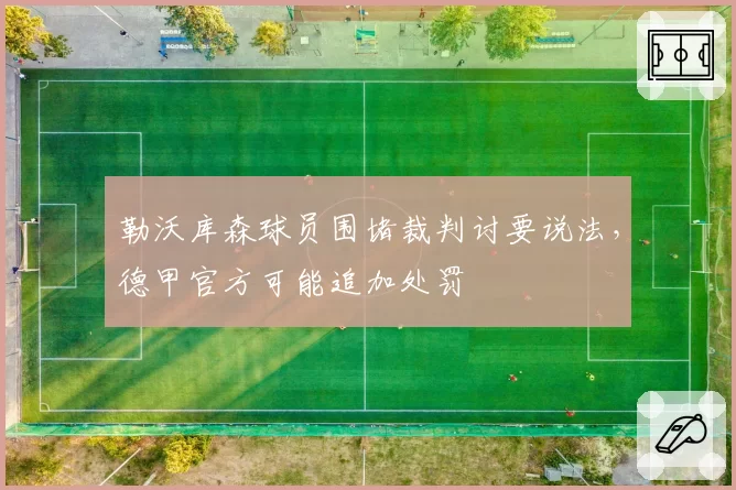 勒沃库森球员围堵裁判讨要说法，德甲官方可能追加处罚
