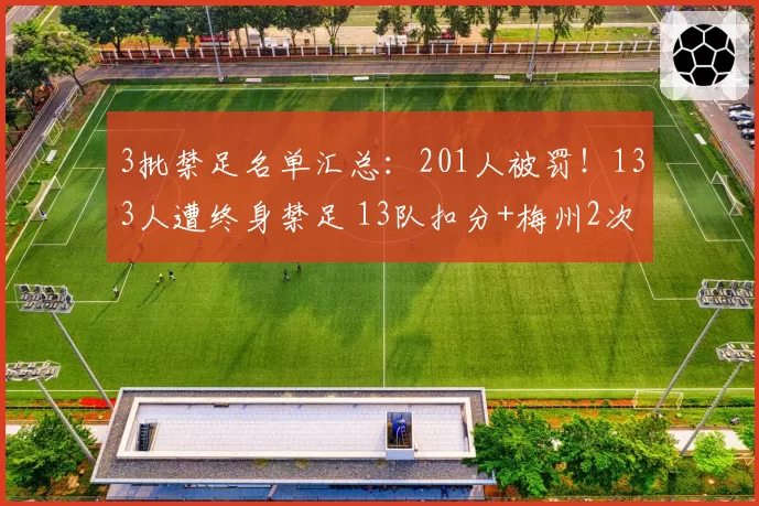 3批禁足名单汇总：201人被罚！133人遭终身禁足 13队扣分+梅州2次